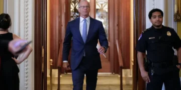 Republican senators discussing Iran nuclear agreement concerns - AP Photo/J. Scott Applewhite
