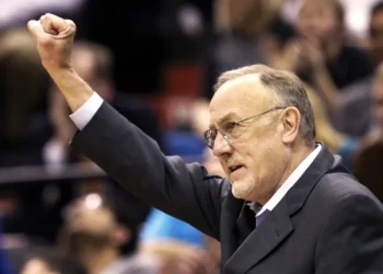 Hall of Fame coach Rick Adelman during his NBA career - AP Photo/Jim mone, File