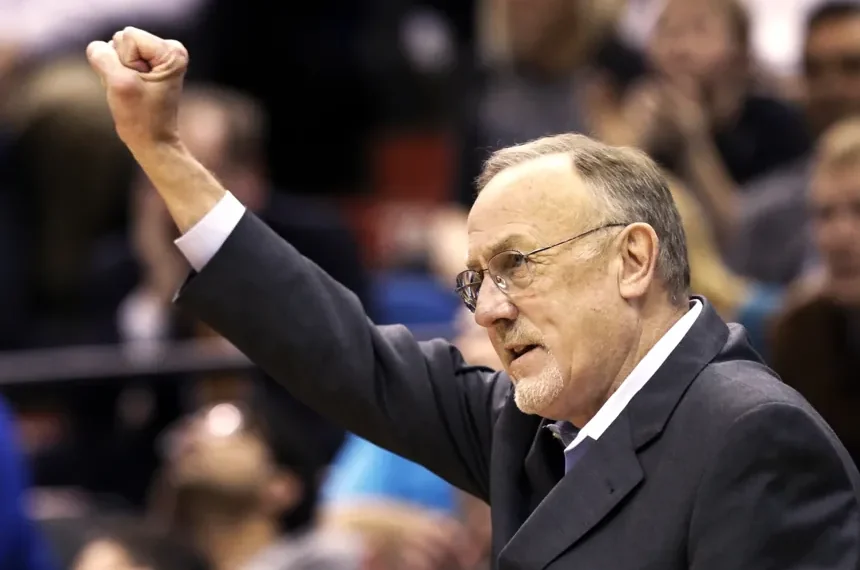 Hall of Fame coach Rick Adelman during his NBA career - AP Photo/Jim mone, File