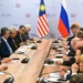 Vladimir Putin meets ASEAN leaders during summit in Kazan - Sergei Bobylev/Sputnik, Kremlin Pool Photo via AP