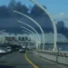 Smoke rises above St. Petersburg after drone strike - AP Photo