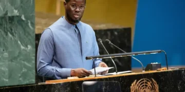 Senegal lawmakers debate constitutional reform in the National Assembly. - AP Photo/Angelina Katsanis, File