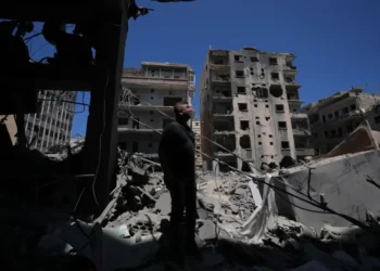Residents inspect damaged homes in southern Lebanon - AP Photo/Hassan Ammar