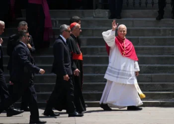 Pope Leo XIV greets crowds during visit to Barcelona - AP Photo/Emilio Morenatti