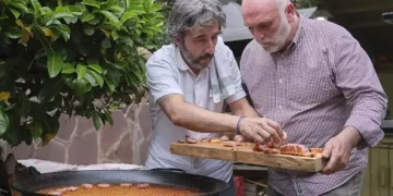 Traditional Spanish tapas served in a lively tapas bar - Courtesy of José Andrés and Family in Spain