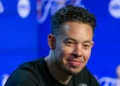 Spurs and Knicks players prepare for NBA Finals opener - AP Photo/Eric Gay