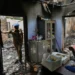 Fire-damaged nursing home building in Sri Lanka after deadly blaze - AP Photo