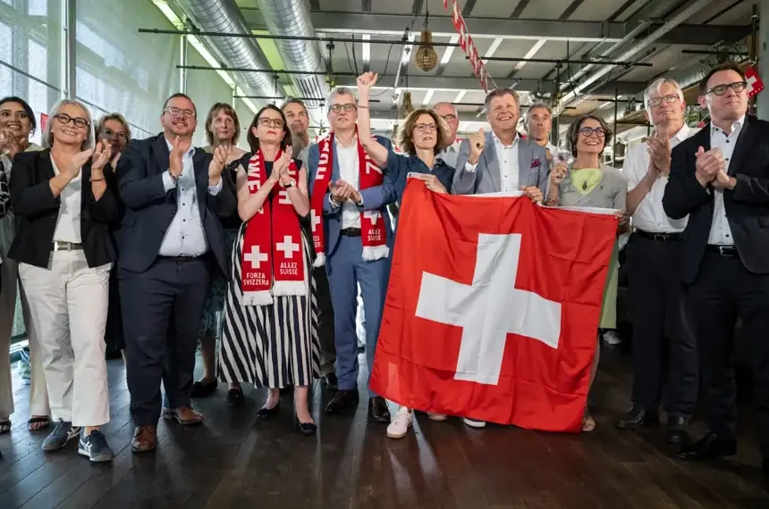 Swiss voters reject proposal to cap national population growth - Alessandro della Valle/Keystone via AP
