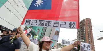 Taiwan intelligence agency headquarters amid cross-strait security tensions - AP Photo/Chiang Ying-ying