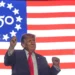 President Trump speaks during America 250 celebration kickoff rally - AP Photo/Jacquelyn Martin