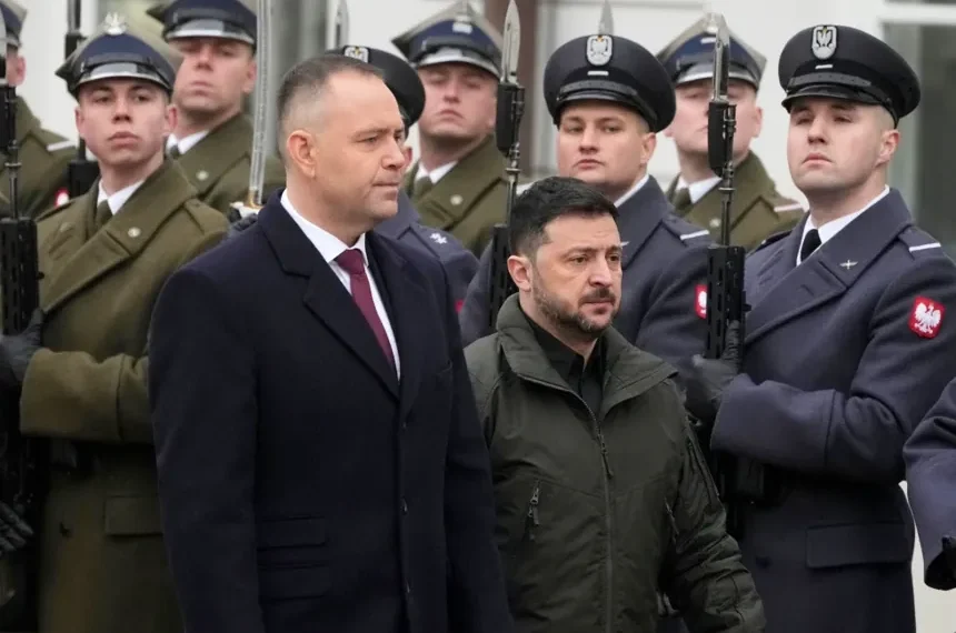 Zelenskyy returns Poland's highest state honor amid diplomatic dispute - AP Photo/Czarek Sokolowski, File