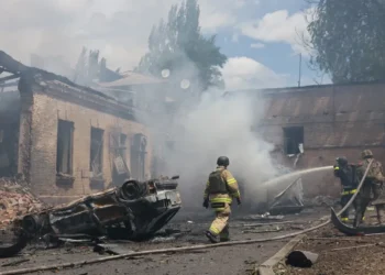 Ukrainian drone operations target Russian regions during overnight military offensive - AP Photo/Evgeniy Maloletka