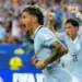 Uruguay and Saudi Arabia players contesting World Cup Group H match - AP Photo/Lynne Sladky