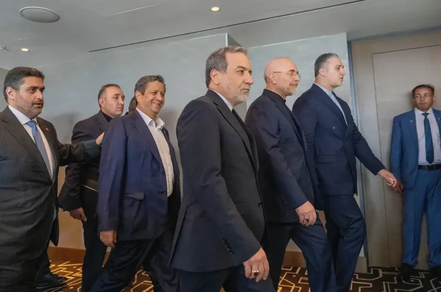 Diplomats meet during U.S.-Iran negotiations in Switzerland - Urs Flueeler, Pool Photo via AP