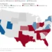 Congressional district maps shape 2026 House election battle - Source: AP / Graphic: Maya Sweedler