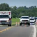 Crash investigation at Missouri skydiving airport site - AP Photo/Reed Hoffman