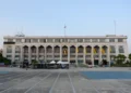 Front view of Bangkok City Hall in Bangkok, Thailand.