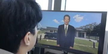 AI-generated memorial video recreating a deceased loved one in South Korea - AP Photo/Ahn Young-joon