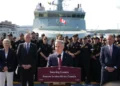 Canada announces ThyssenKrupp Marine Systems as its preferred submarine supplier. - Darren Calabrese/The Canadian Press via AP