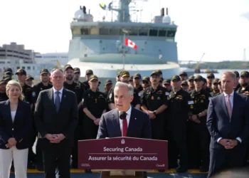 Canada announces ThyssenKrupp Marine Systems as its preferred submarine supplier. - Darren Calabrese/The Canadian Press via AP