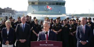 Canada announces ThyssenKrupp Marine Systems as its preferred submarine supplier. - Darren Calabrese/The Canadian Press via AP
