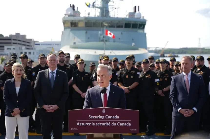 Canada announces ThyssenKrupp Marine Systems as its preferred submarine supplier. - Darren Calabrese/The Canadian Press via AP