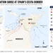 Locator map showing migration routes into Spain's Ceuta enclave from Morocco, border crossings, key locations, and the migration situation as of July 31, 2026.