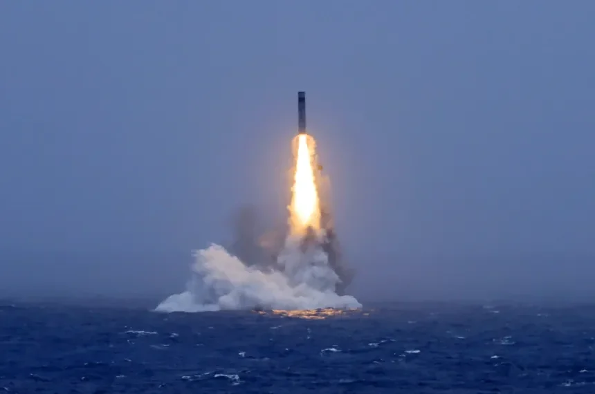 Chinese submarine ballistic missile launch raises Indo-Pacific security concerns. - Li Xiangchao/Xinhua via AP