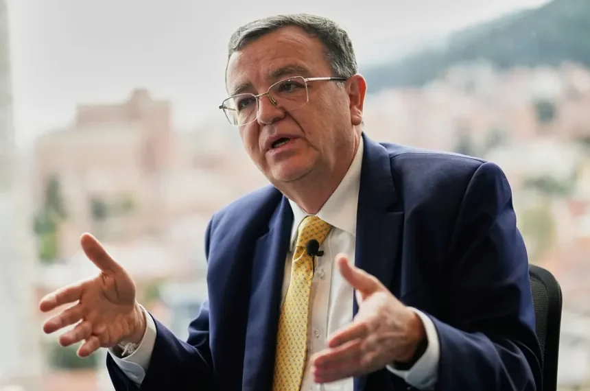Judges of Colombia's Special Jurisdiction for Peace as debate grows over the tribunal's future. - AP Photo/Fernando Vergara, File