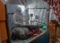 Health workers respond to Ebola outbreak in eastern Democratic Republic of the Congo - AP Photo/Moses Sawasawa