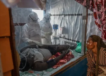 Health workers respond to Ebola outbreak in eastern Democratic Republic of the Congo - AP Photo/Moses Sawasawa