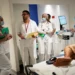 Medical staff prepare hospital cooling measures during Europe's extreme heat wave - AP Photo/Christophe Ena