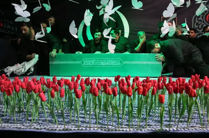 Gen. Ahmad Vahidi attends funeral preparations for Ayatollah Ali Khamenei in Tehran. - Office of Iranian Supreme Leader via AP