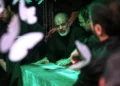 Iranian officials attend funeral preparations for Ayatollah Ali Khamenei in Tehran. - Office of the Iranian Supreme Leader via AP
