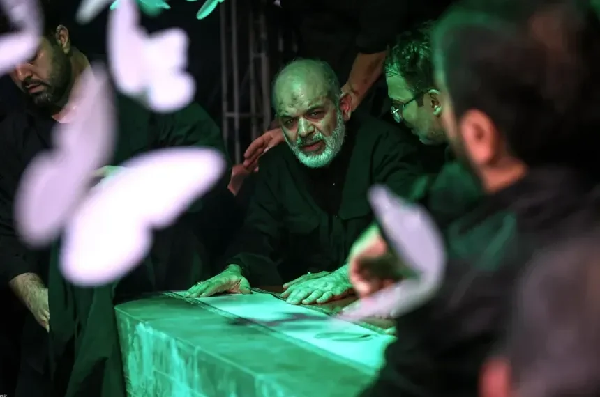 Iranian officials attend funeral preparations for Ayatollah Ali Khamenei in Tehran. - Office of the Iranian Supreme Leader via AP