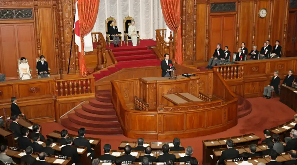 Members of Japan's imperial family attend a ceremonial session of the National Diet. — Photo: Prime Minister's Office of Japan