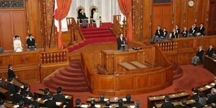 Members of Japan's imperial family attend a ceremonial session of the National Diet. — Photo: Prime Minister's Office of Japan