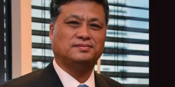 Portrait of Chinese official Ma Xingrui during the IAEA General Conference in Vienna in 2013.