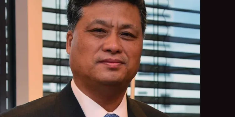 Portrait of Chinese official Ma Xingrui during the IAEA General Conference in Vienna in 2013.