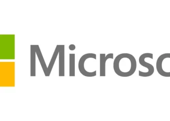Official Microsoft company logo featuring the four-color square symbol and the Microsoft wordmark on a white background.