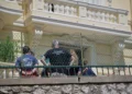 Emergency responders investigate explosion outside Monaco residential building - AP Photo/Philippe Magoni
