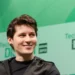 Pavel Durov speaks on stage during TechCrunch Disrupt Europe 2013 in Berlin, Germany, while participating in a conference session.