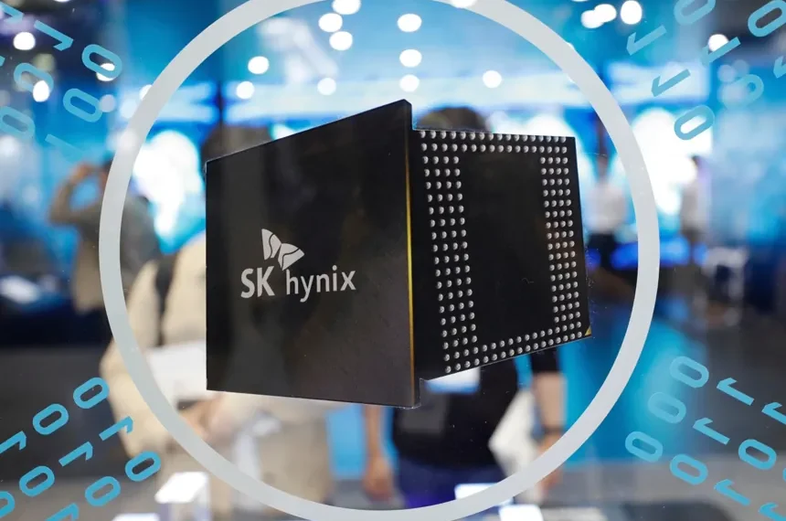 SK Hynix logo representing AI memory chipmaker's Wall Street debut - AP Photo/Lee jin-man, File