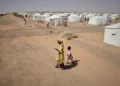 Sudanese children displaced by conflict receive humanitarian assistance. - AP Photo/marwan Ali, File