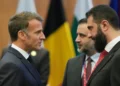 French President Emmanuel Macron arrives in Damascus for official visit. - AP Photo/Petros Karadjias, FIle