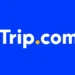 Trip.com app logo displayed on the home screen of a smartphone for editorial illustration of the online travel platform.
