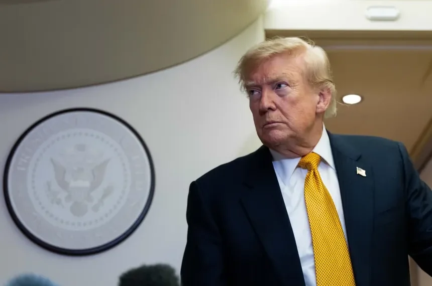 President Donald Trump during debate over bipartisan housing legislation and voter ID bill - AP Photo/Alex Brandon
