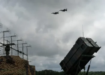 Patriot air-defense system representing proposed licensed production for Ukraine. - AP Photo/Efrem Lukatsky, File