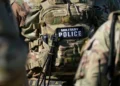 National Guard members and police respond to a shooting in downtown Memphis. - AP Photo/George Walker IV, File