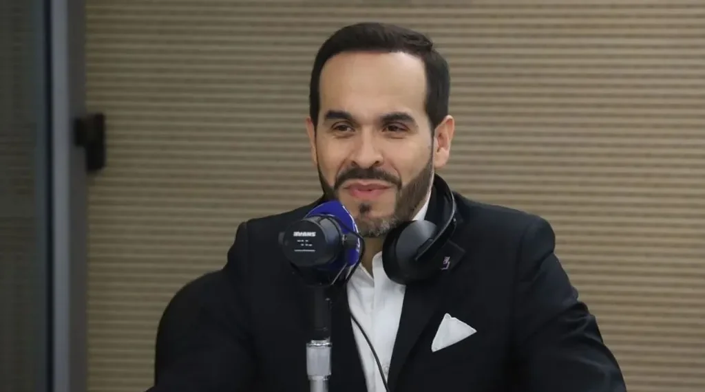 Abelardo de la Espriella, Colombian presidential candidate, gives an interview ahead of the 2026 presidential election.